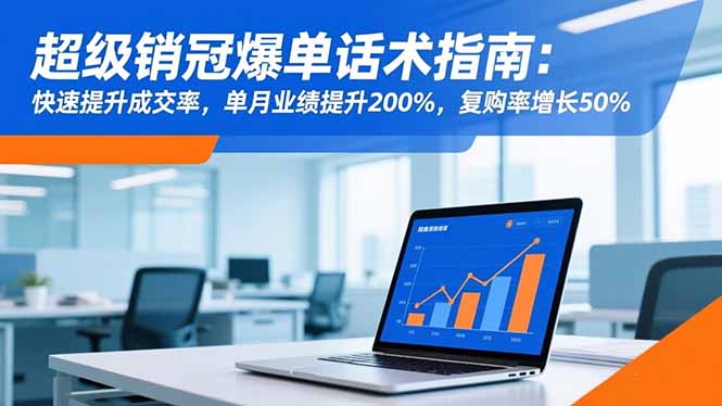 超级销冠爆单话术指南:快速提升成交率,单月业绩提升200%,复购率增长50%-禾风丰